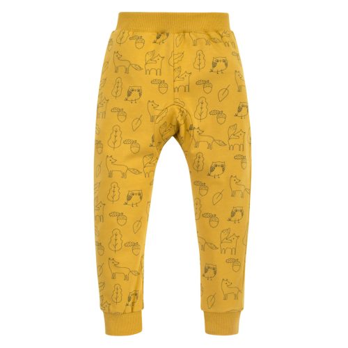 Pinokio - Secret Forest kisfiú baggy leggings erdő sárga 80