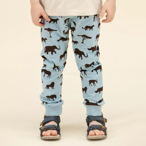 Pinokio - Safari kisfiú leggings állatok kék 80