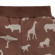 Pinokio - Safari kisfiú rövidnadrág állatok barna 104