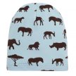 Pinokio - Safari kisfiú beanie sapka állatok kék 74/80