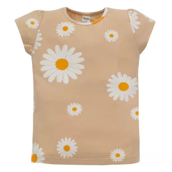   Pinokio - Daisy kislány rövid ujjú póló százszorszép bézs 116