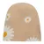 Pinokio - Daisy kislány beanie sapka százszorszép bézs 110/122