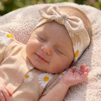   Pinokio - Daisy kislány hajpánt százszorszép bézs 98/104