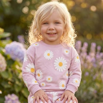   Pinokio - Daisy kislány pulcsi százszorszép rózsaszín 104