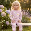 Pinokio - Daisy kislány pulcsi százszorszép rózsaszín 68