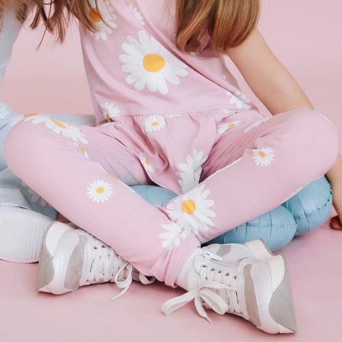 Pinokio - Daisy kislány leggings százszorszép rózsaszín 110