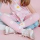 Pinokio - Daisy kislány leggings százszorszép rózsaszín 134