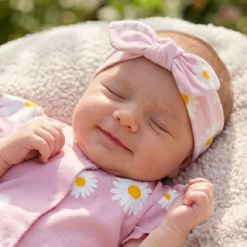   Pinokio - Daisy kislány hajpánt százszorszép rózsaszín 98/104