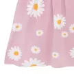 Pinokio - Daisy kislány rövid ujjú ruha százszorszép rózsaszín 74