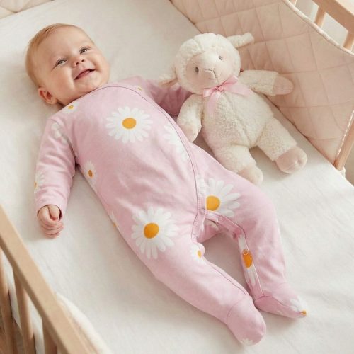 Pinokio - Daisy kislány rugdalózó százszorszép rózsaszín 68