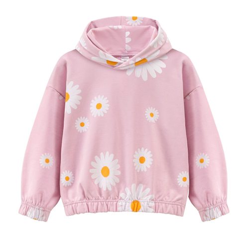 Pinokio - Daisy kislány kapucnis pulcsi százszorszép rózsaszín 104