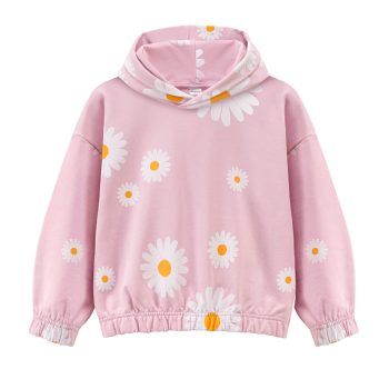   Pinokio - Daisy kislány kapucnis pulcsi százszorszép rózsaszín 110