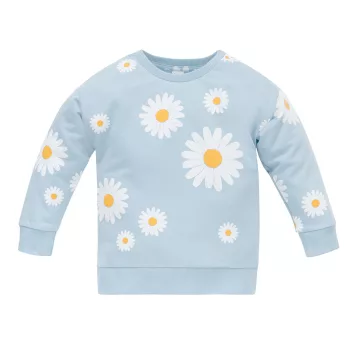 Pinokio - Daisy kislány pulcsi százszorszép kék 68