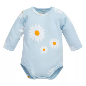 Pinokio - Daisy kislány body százszorszép kék 80