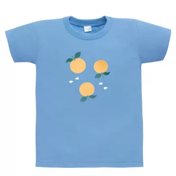 Pinokio - Fruit & Sun rövid ujjú uniszex póló kék 80