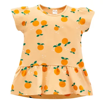   Pinokio - Fruit & Sun kislány rövid ujjú tunika narancssárga 116