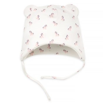   Pinokio - Lovely Day kislány baba sapka megkötős póni ekrü 68