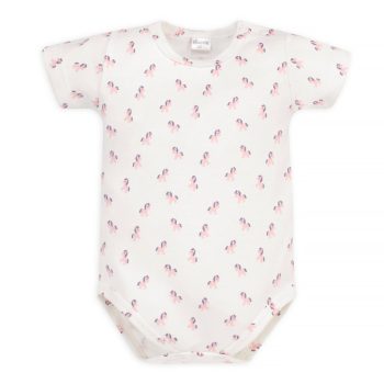   Pinokio - Lovely Day kislány rövid ujjú body póni ekrü 62