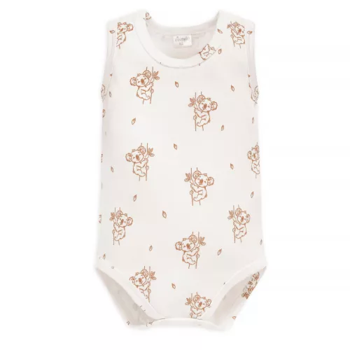 Pinokio - Lovely Day uniszex ujjatlan body koala ekrü 62