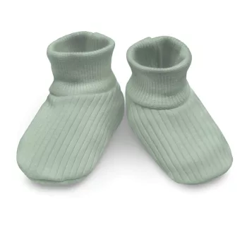   Pinokio - Lovely Day uniszex bordázott textil cipőcske zöld 56/62