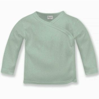 Pinokio - Lovely Day uniszex bordázott baba felső zöld 50