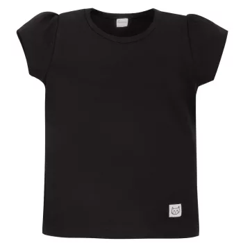 Pinokio - Tres Bien kislány rövid ujjú póló fekete 116