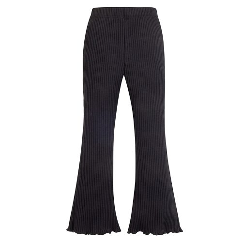 Pinokio - Tres Bien kislány trapéz fazonú bordázott leggings fekete 122