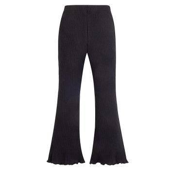   Pinokio - Tres Bien kislány trapéz fazonú bordázott leggings fekete 140