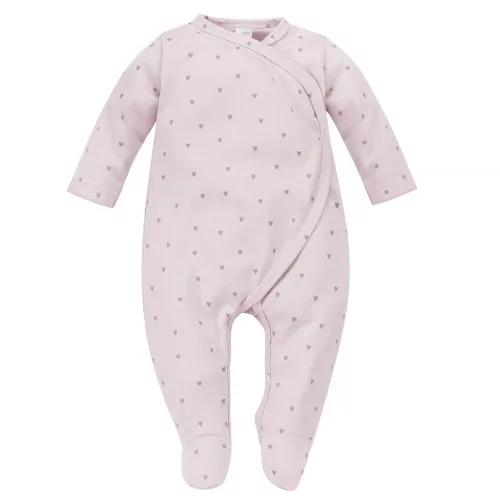 Pinokio - Hello kislány baba rugdalózó szívecske rózsaszín 50