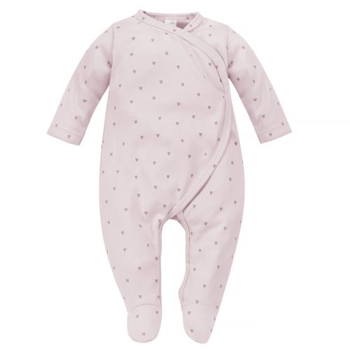 Pinokio - Hello kislány baba rugdalózó szívecske rózsaszín 62