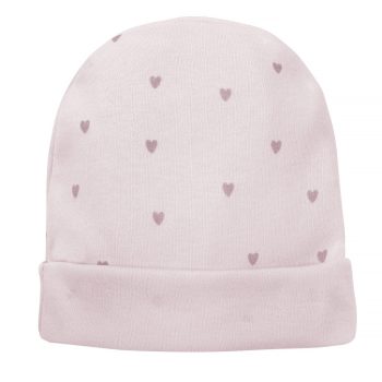   Pinokio - Hello kislány baba sapka szívecske rózsaszín 68
