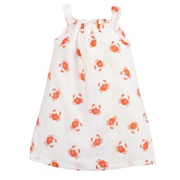 Pinokio - Muslin kislány nyári ruha rákocska 128