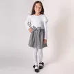 Nicol - Elegant kislány ruha fekete-fehér 86