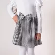 Nicol - Elegant kislány ruha fekete-fehér 86