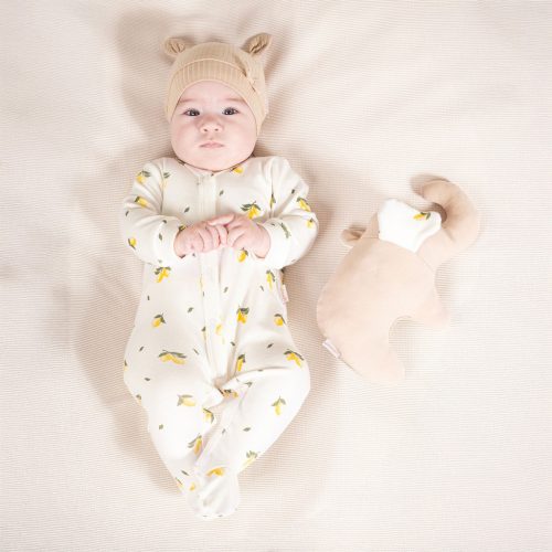 Nicol - Tola kislány patentos rugdalózó citrom krém 74