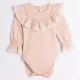 Nicol - Tola kislány fodros body bézs 62