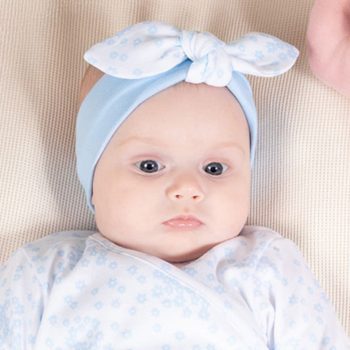 Nicol - Nelly kislány hajpánt virágok kék 116/122