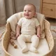 Bambusz uniszex leggings harisnya krém 104/110