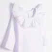 Nicol - Elegant kislány galléros body fehér 62