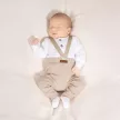 Elegant kisfiú póló-body fehér 80