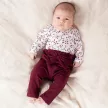 Nicol - Alisa kislány bordázott nadrág bordó 74