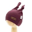 Nicol - Alisa kislány bordázott baba sapka bordó 86