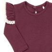 Nicol - Alisa kislány fodros body bordó 74