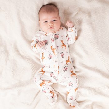 Nicol - Lala kislány patentos rugdalózó ekrü őzike 74