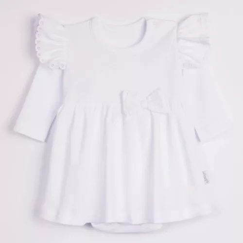 Nicol - Elegant kislány body-ruha fehér 62