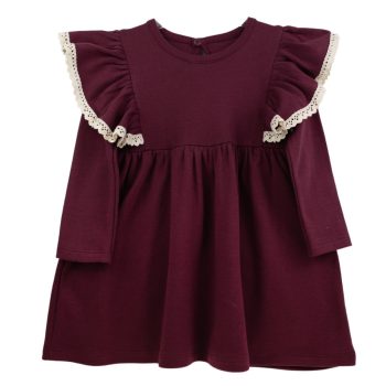 Alisa kislány ruha bordó 98
