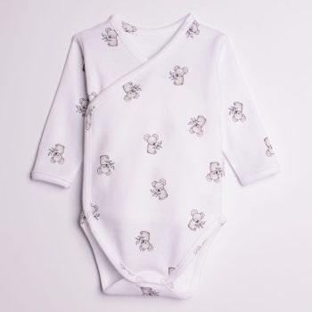 Nicol - Figo kisfiú baba body koala fehér 56