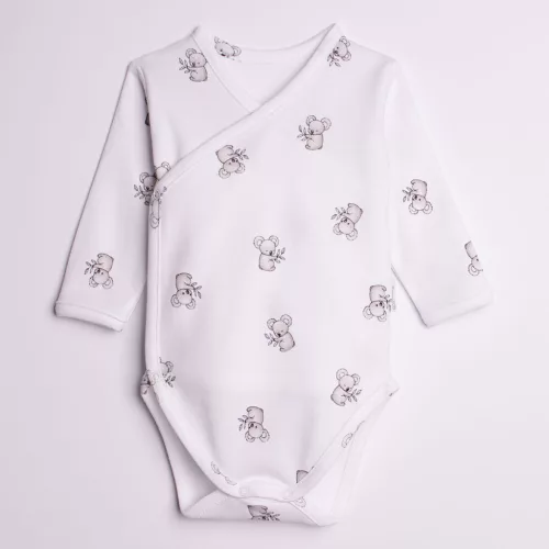 Nicol - Figo kisfiú baba body koala fehér 56