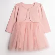 Nicol - Ola kislány ruha és bolero szett rózsaszín 128