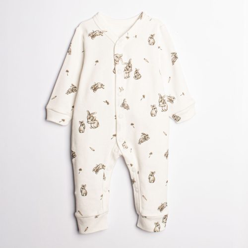 Nicol - Kiku kislány rugdalózó nyuszi krém 62